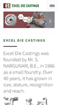 Mobile Screenshot of exceldiecastings.com
